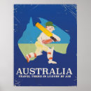 Search for vintage cricket posters Australia
