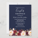 Search for marsala and navy wedding invitations Floral