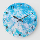 Search for blue and white clocks Marble