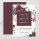 Search for marsala and navy wedding invitations Botanical