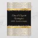 Search for gold embossed invitations Anniversary