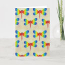Search for dragonflies cards Watercolor dragonfly