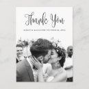 Search for black white wedding postcards Calligraphy