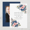 Search for navy blush save the dates Botanical