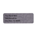 Search for scroll damask return address labels Vintage