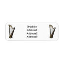 Search for harp return address labels Musical