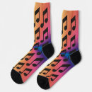 Search for music note socks Colourful