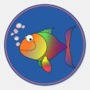 Search for cartoon fish stickers Colourful