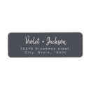 Search for charcoal return address labels Typography