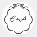 Search for ribbon wedding stickers Bow