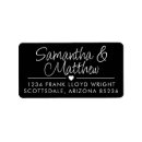 Search for wedding hearts return address labels Couple