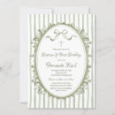 Search for oval invitations Sage green