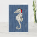 Search for seahorse christmas cards Blue