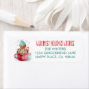 Search for cookie return address labels Watercolor