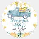 Search for little blue truck stickers Fall baby shower