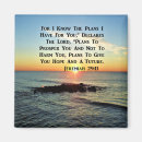 Search for jeremiah 29 11 magnets Bible verse