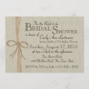 Search for jute invitations Bride