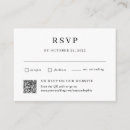 Search for rsvp inserts invitations Black and white