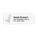 Search for cute dinosaur return address labels Animal
