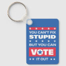 Search for political humour key rings Democrat