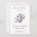 Search for lavender save the dates Leaves