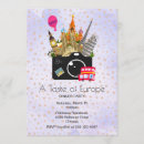 Search for landmark invitations Eiffel tower