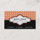 Search for black and orange business cards Cute