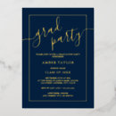 Search for gold graduation invitations Calligraphy