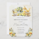 Search for vintage tea birthday invitations Floral