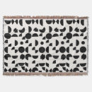 Search for aesthetic blankets Black and white