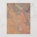 Search for contour map postcards Wyomingyellowstone