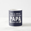 Search for greatest papa mugs Grandfather