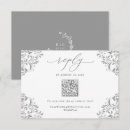 Search for silver rsvp cards Elegant