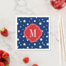 Search for red white and blue napkins Party
