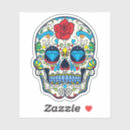 Search for blue sugar skulls stickers Floral