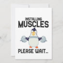 Search for muscles invitations Funny