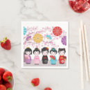 Search for japanese kokeshi doll crafts party Fan