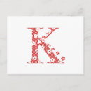 Search for the letter k postcards Flower