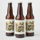 Search for bird beer labels Illustration