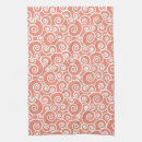 Search for coral pink tea towels Pattern