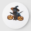 Search for halloween clocks Cat