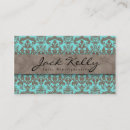 Search for suede business cards Turquoise