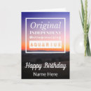 Search for aquarius birthday cards Characteristics