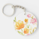 Search for watercolor flower key rings Wildflower