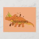 Search for prehistoric animals postcards Triceratops