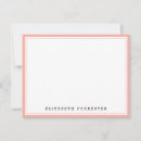 Search for salmon note cards Modern