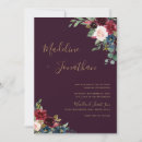 Search for navy and plum wedding invitations Purple