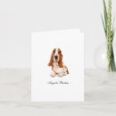 Search for basset hound cards Watercolor