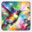 Search for colourful hummingbird stickers Whimsical