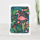 Search for pink flamingo birthday cards Girly
